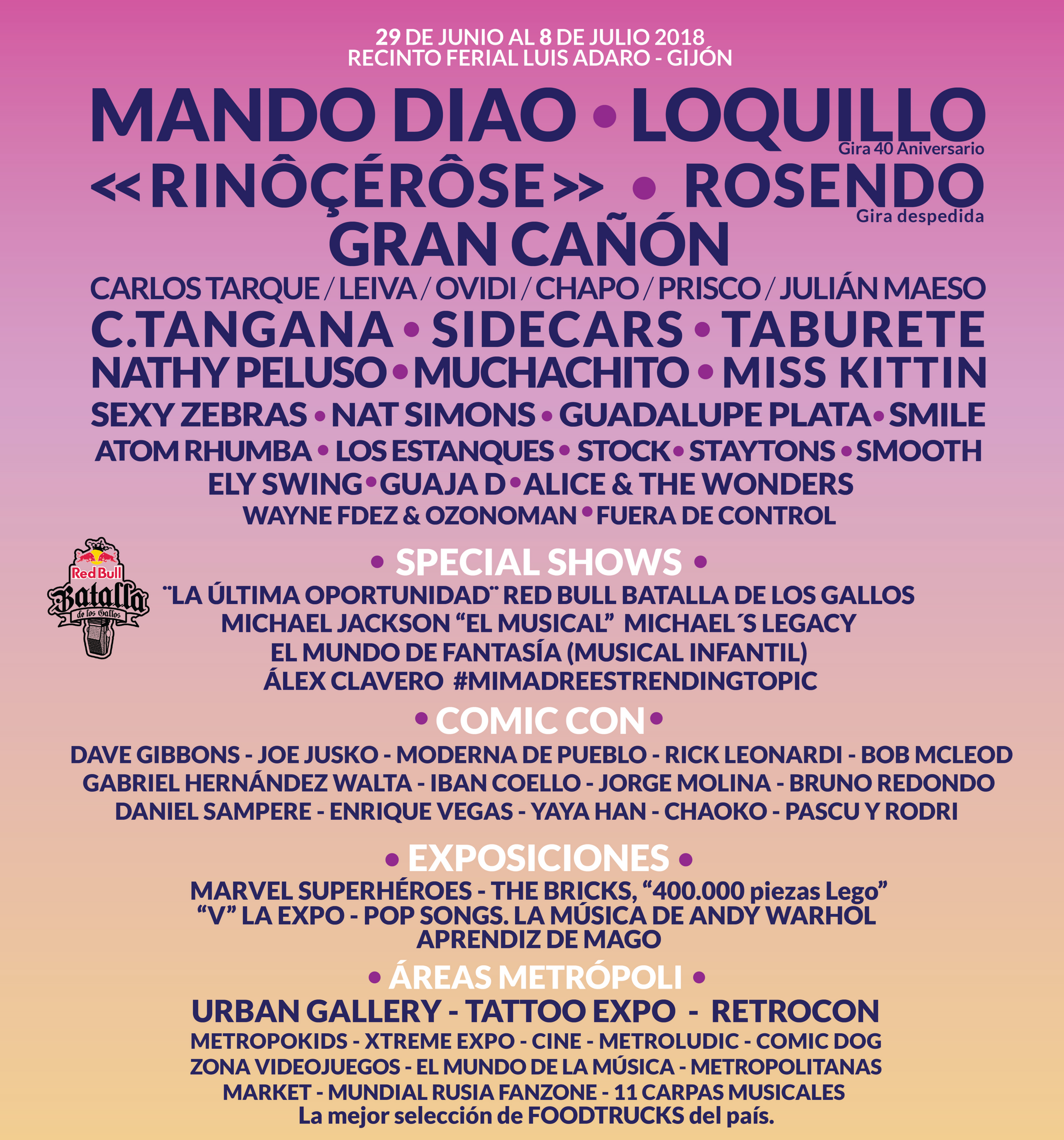 Todo listo para que Metrópoli arrase Gijón