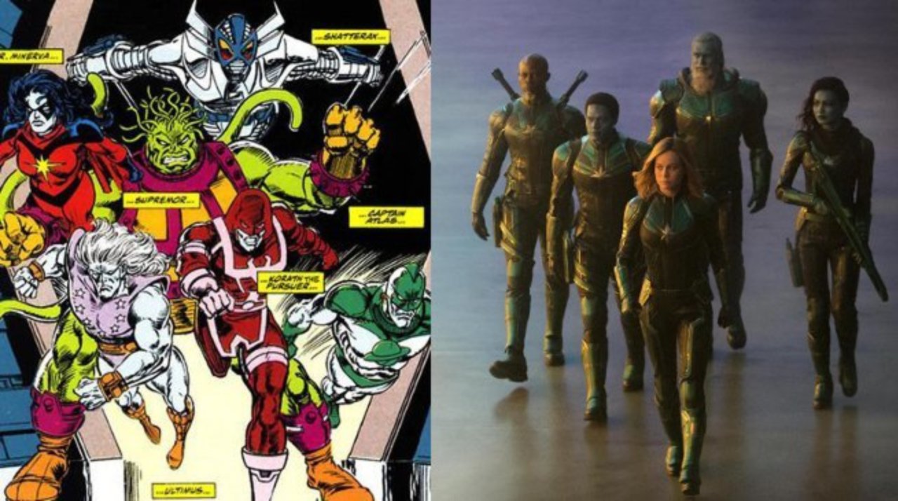 Todos los personajes de 'La Capitana Marvel' frente a los originales al detalle