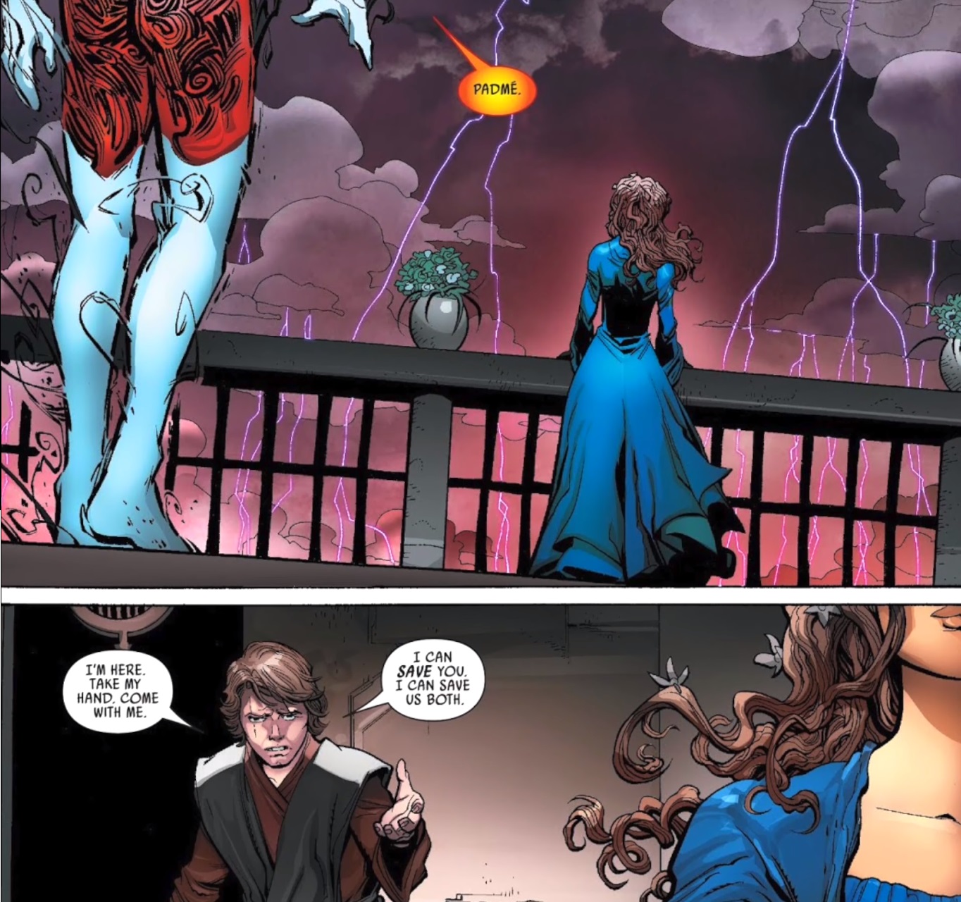 El final de la serie de Darth Vader implosiona con el regreso de Padme a Star Wars