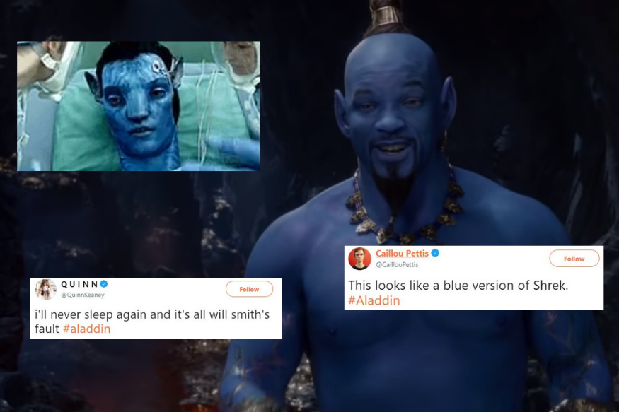 El primer vistazo de Will Smith como el genio de Aladdin desata internet