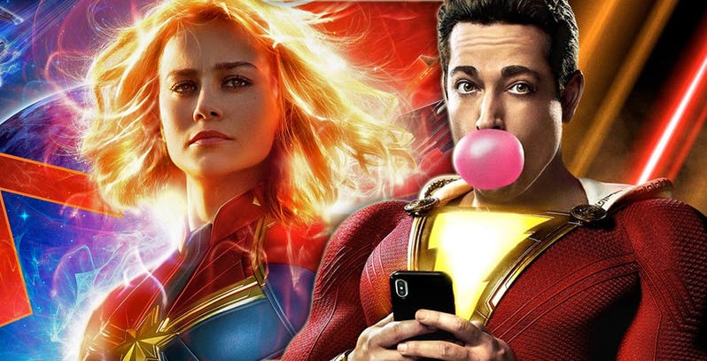 Shazam! defiende a La Capitana Marvel de los ataques machistas