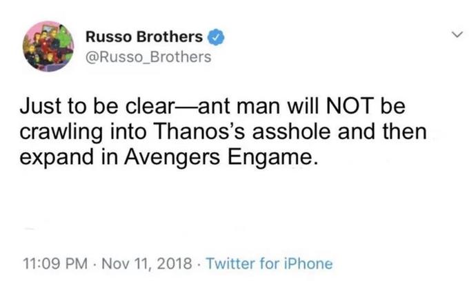 El vídeo de El Hombre Hormiga contra Thanos en Vengadores: Endgame en la red