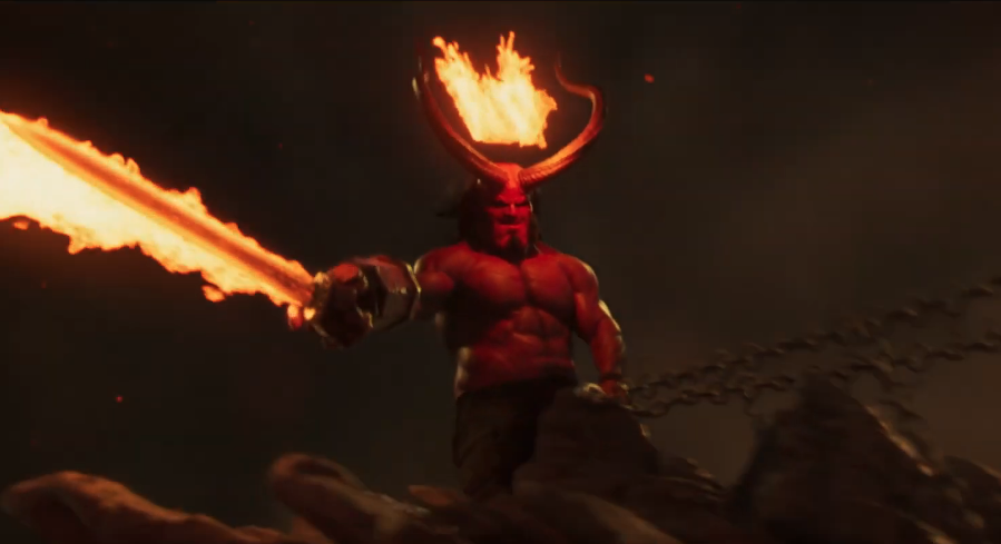 Trailer final de 'Hellboy' con Calificación R, sexo, monstruos, sangre y rock & roll