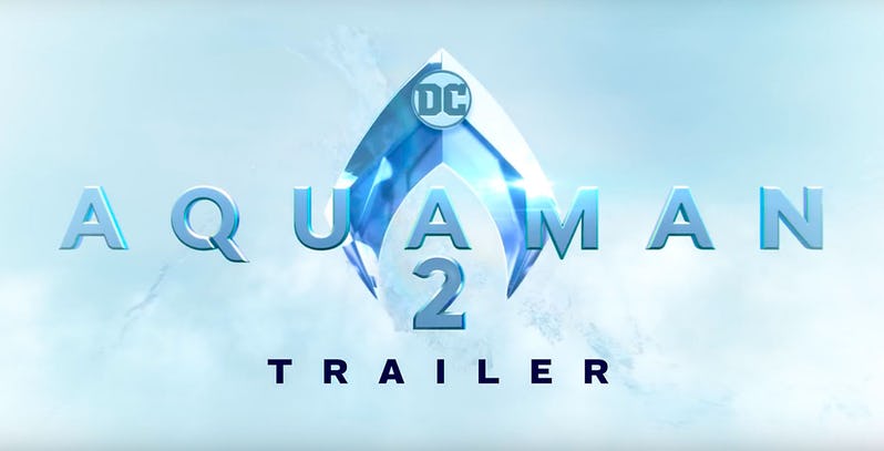 Warner estrena teaser trailer de Aquaman 2 en Shazam por el 1 de abril