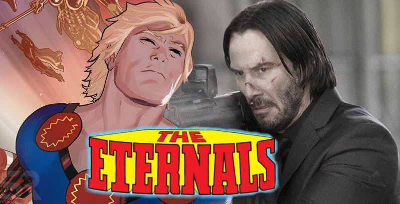Keanu Reeves se postula como nuevo villano Marvel en Los Eternos