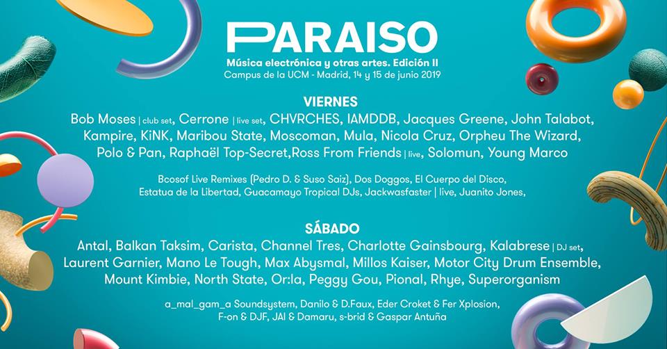 Paraíso Festival 19, vuelve la gran cita electrónica de la capital para petarlo