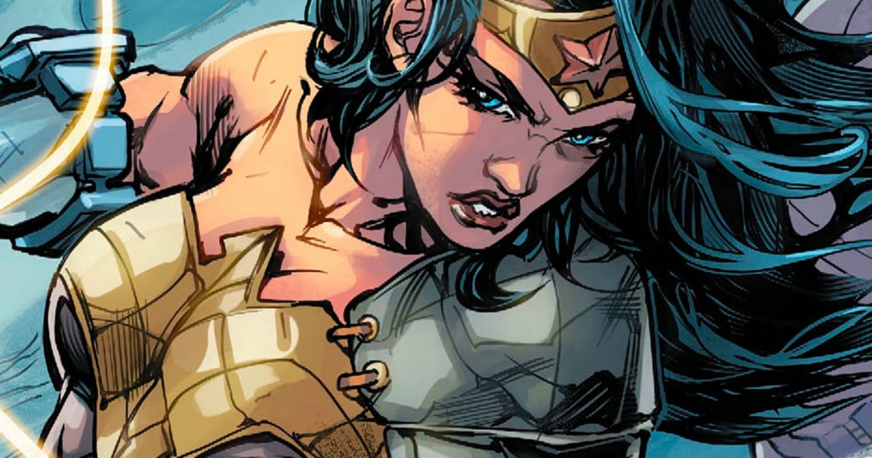Cartera de DC Wonder Woman Guerrero Traje Rojo 