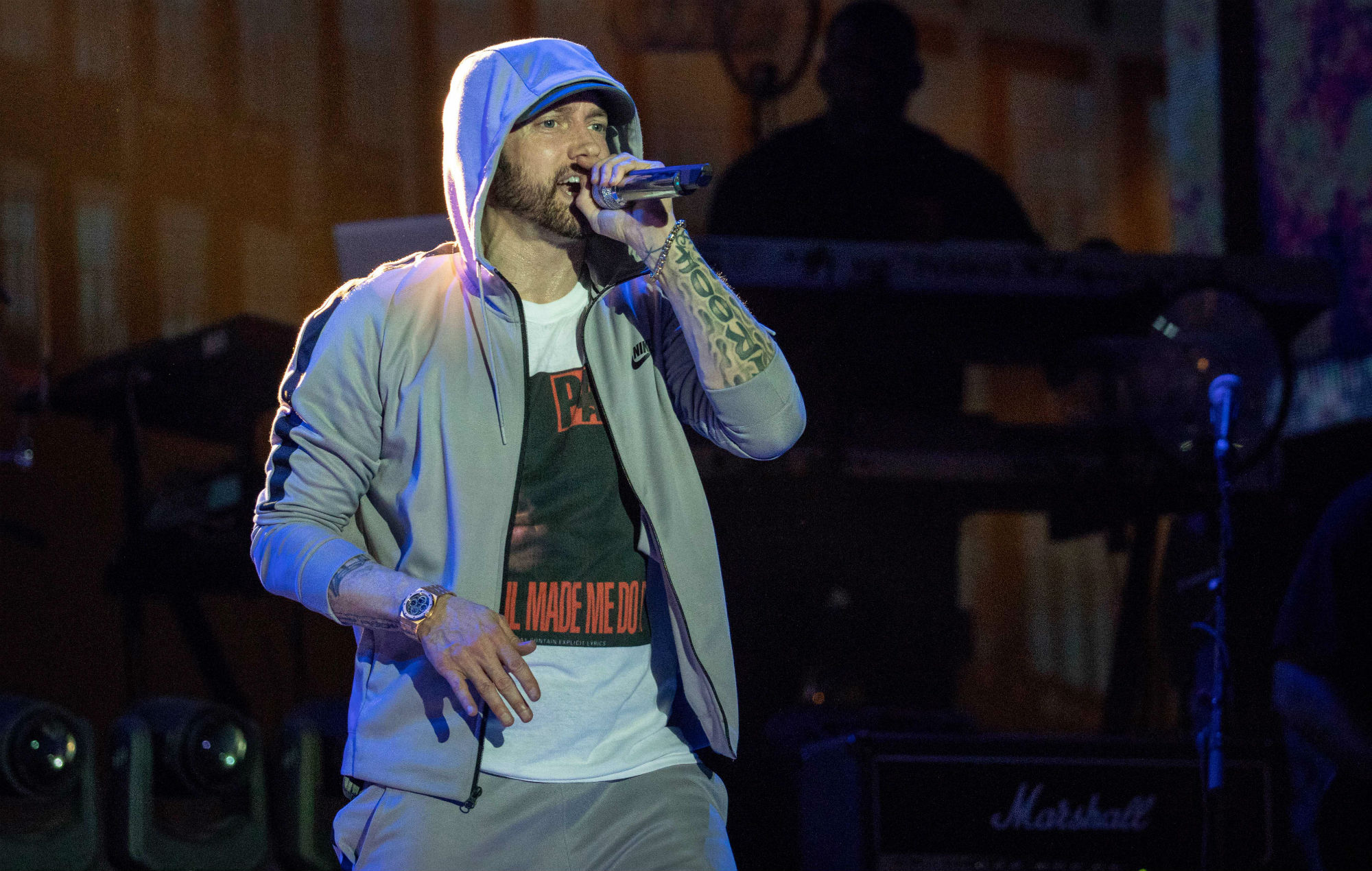 El editor de Eminem demanda a Spotify por violación de derechos de autor, aparentemente sin el conocimiento del rapero.