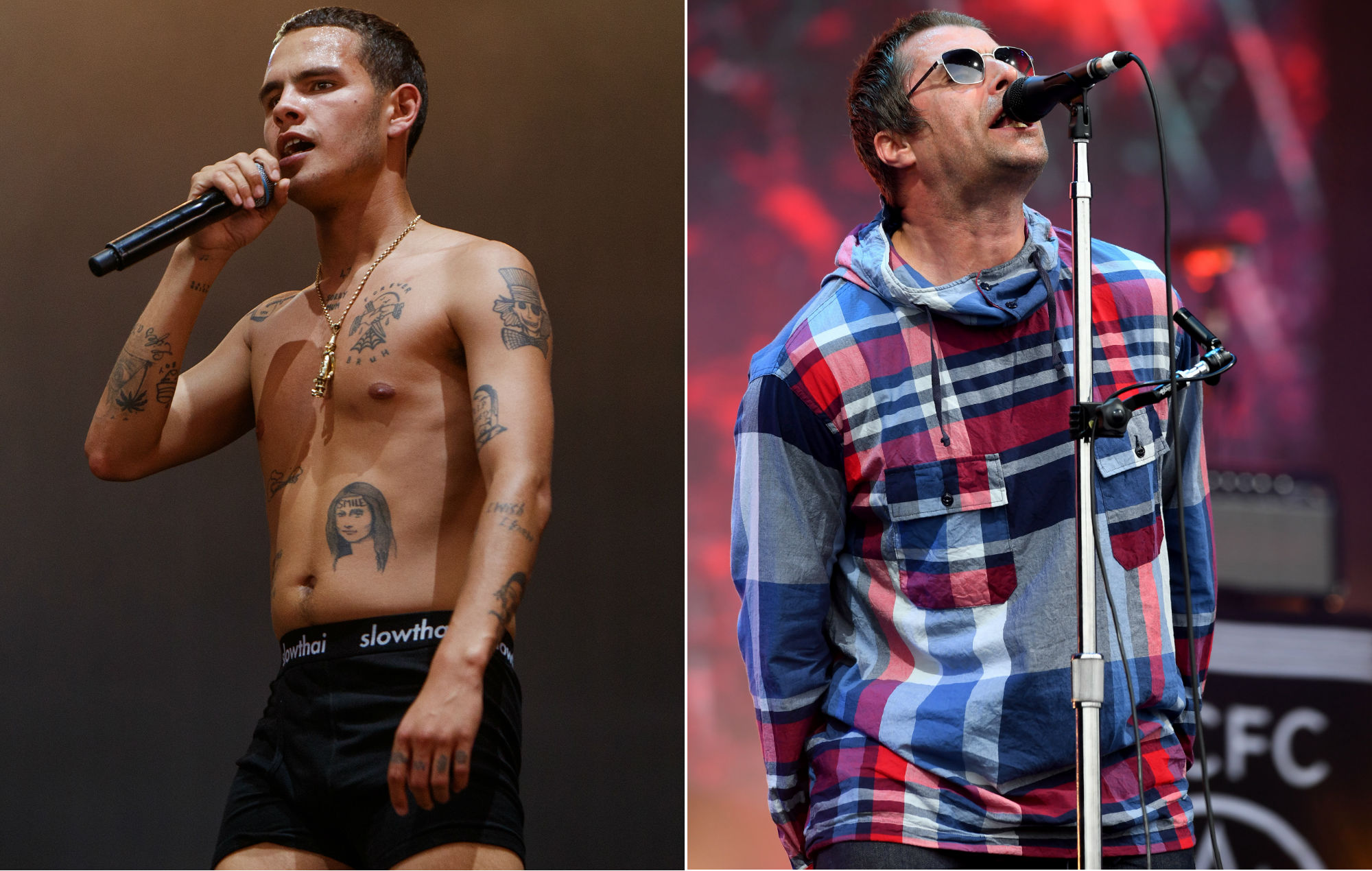 Liam Gallagher le rompio el corazon a Slowthai