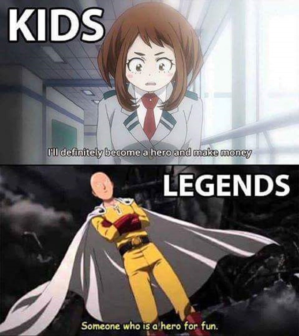 One-punch Man: 10 hilarantes memes de Saitama 4