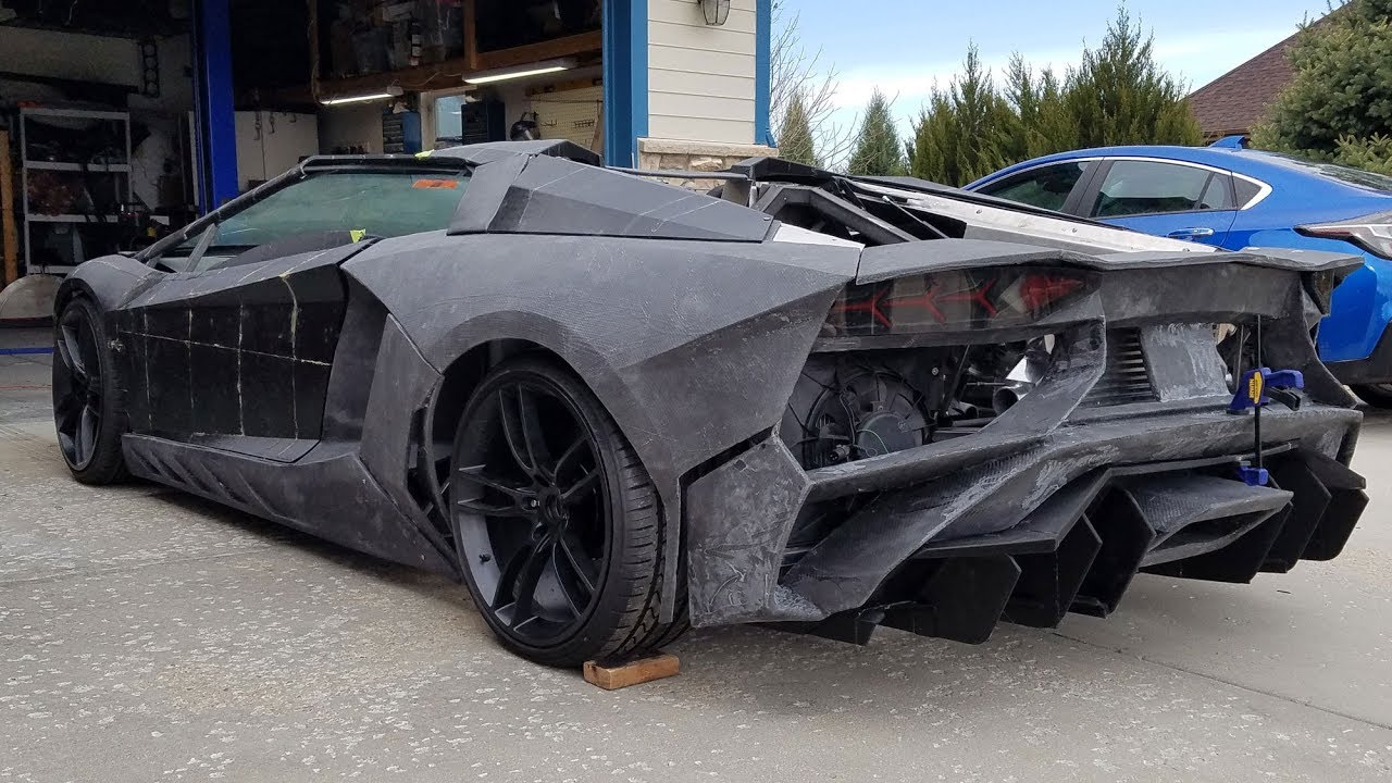 Lamborghini hecho con impresora 3D