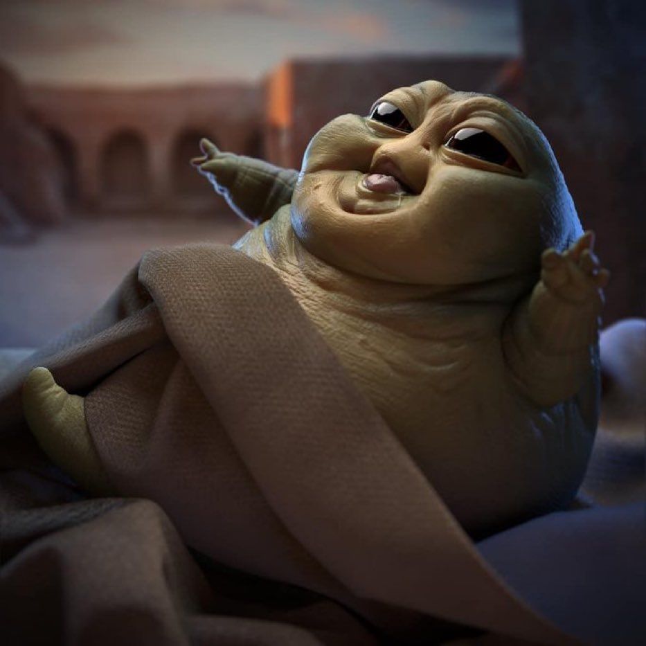 Imaginan a un Baby Jabba el Hutt