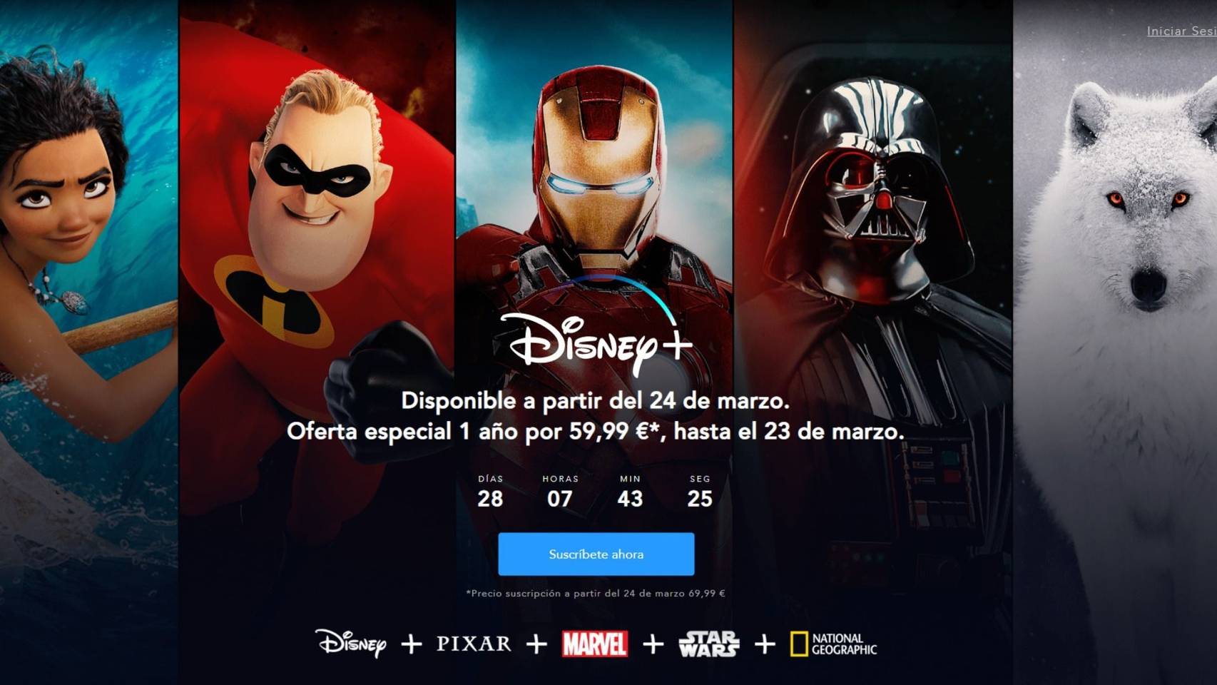 Oferta de Disney+