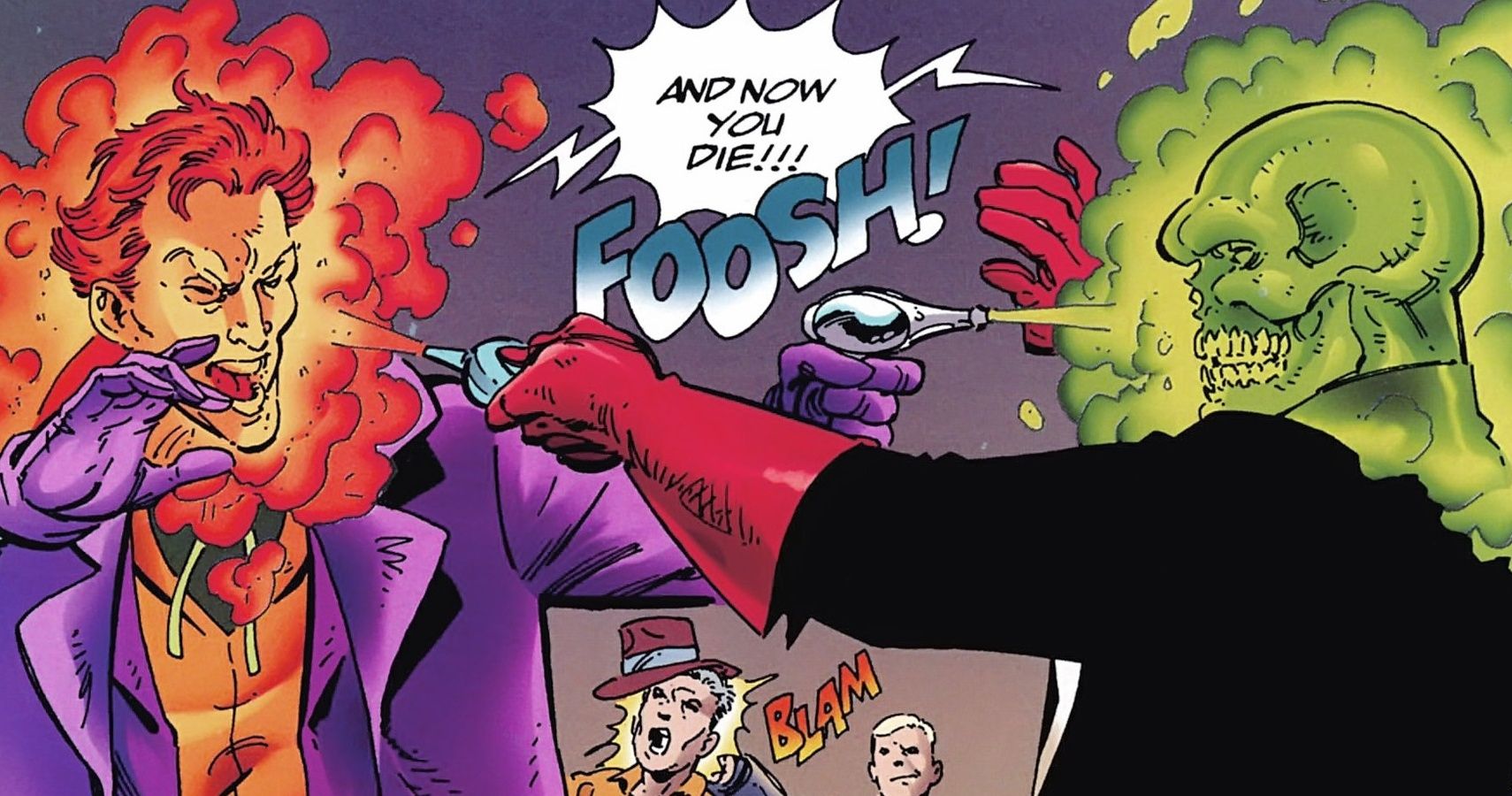 Joker vs villanos de Marvel