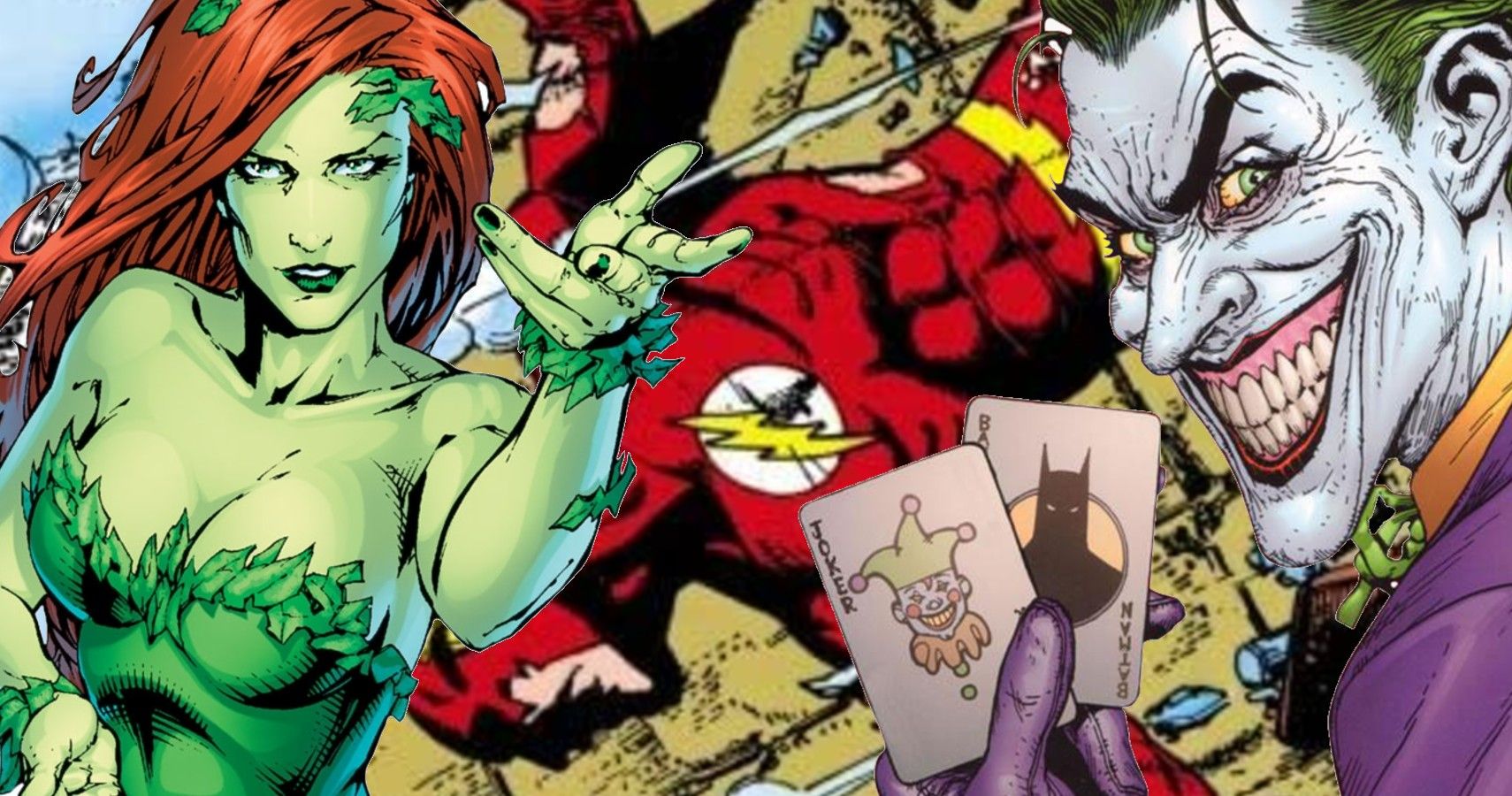 Flash vs villanos de Batman