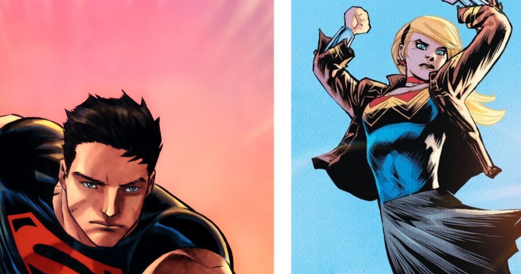 Superboy vs Wonder Girl.