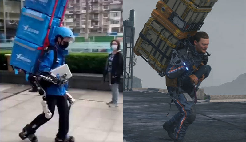 Recrean el exoesqueleto de Death Stranding