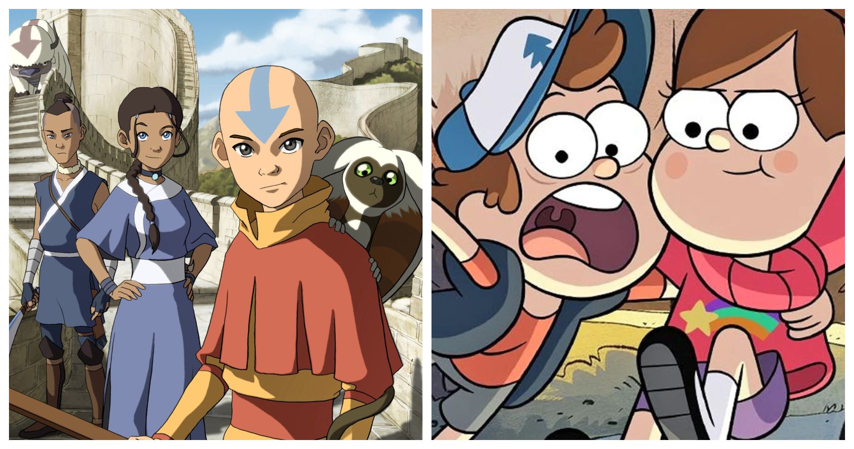 5 razones por las que Avatar: El último maestro aire es mejor que las caídas por gravedad (&amp; 5 Why Gravity Falls Is)