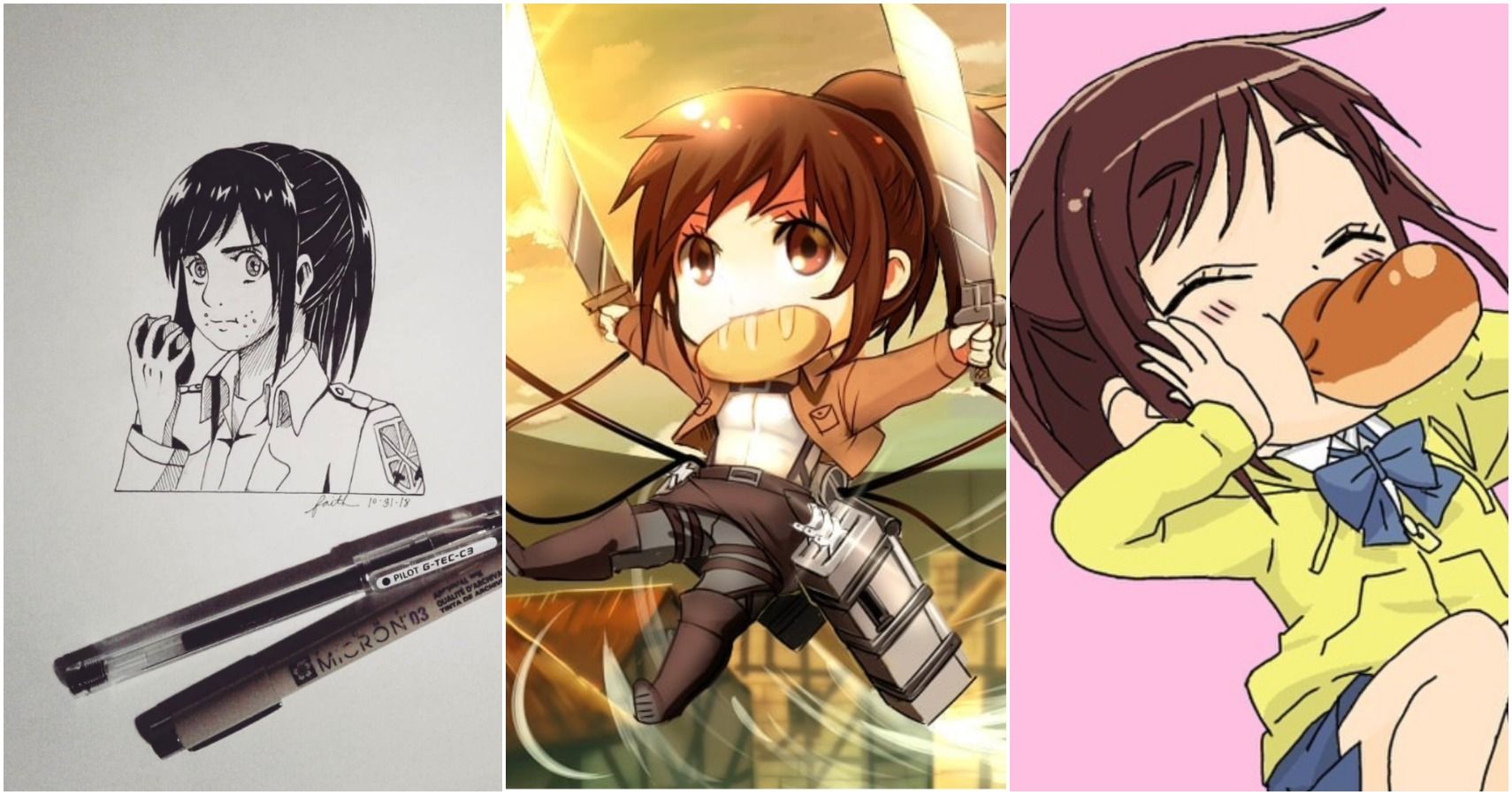 Ataque a Titán: 10 piezas de Fan Art de Sasha que nos encantan