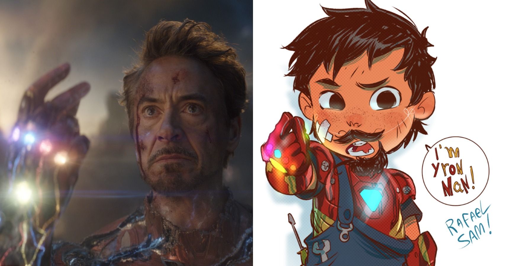 Marvel: 10 imágenes de fan art de personajes de Marvel representados de niños