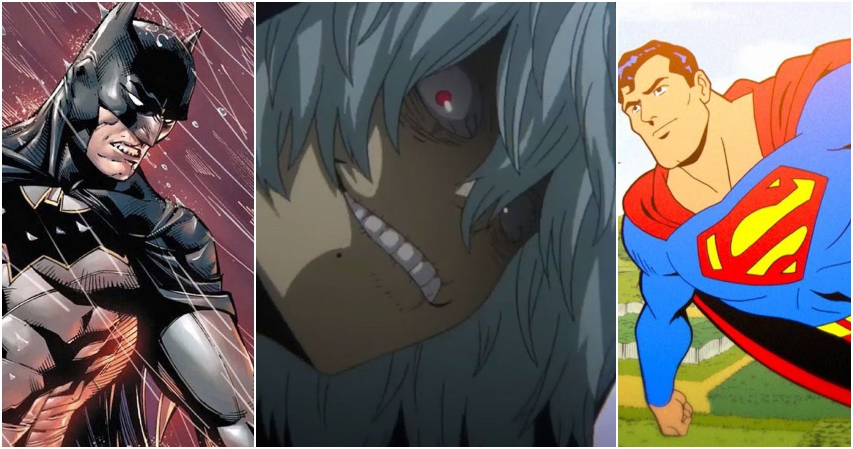 Mi Academia de Héroes: 5 personajes de DC que Shigaraki podría derrotar (y 5 que lo derrotarían a él)