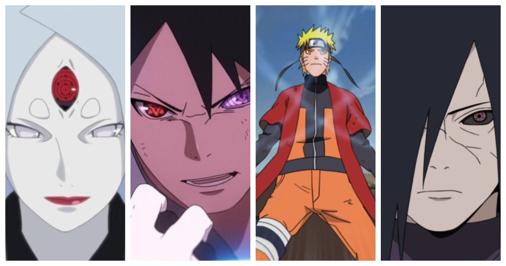 Naruto: 7 héroes y 7 villanos clasificados por su poder.