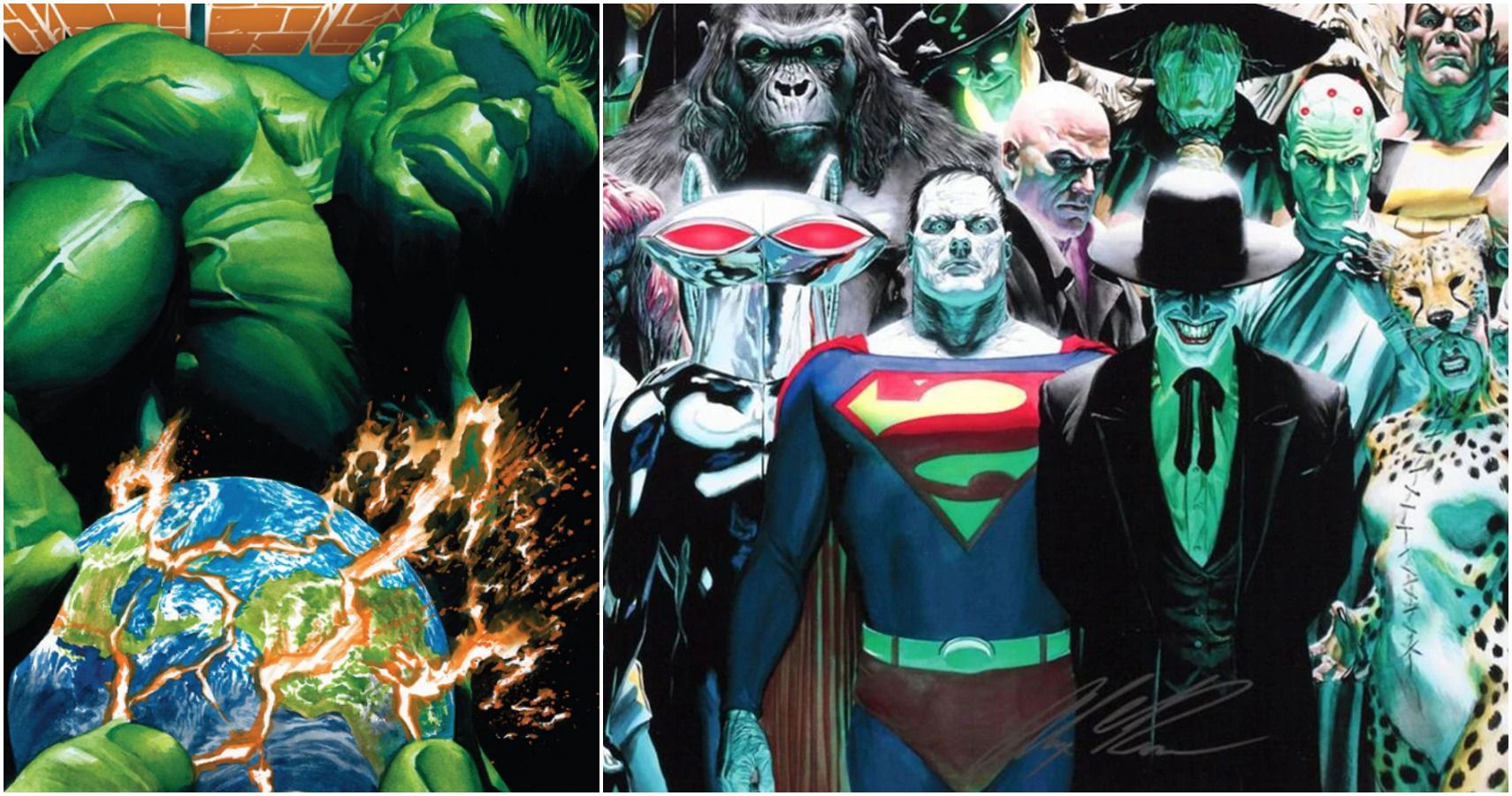 10 villanos DC contra Hulk