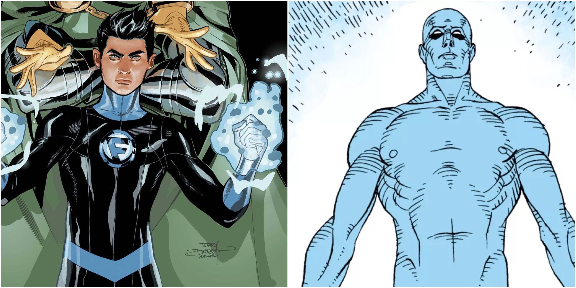 Doctor Manhattan vs. Franklin Richards. Batalla de dioses