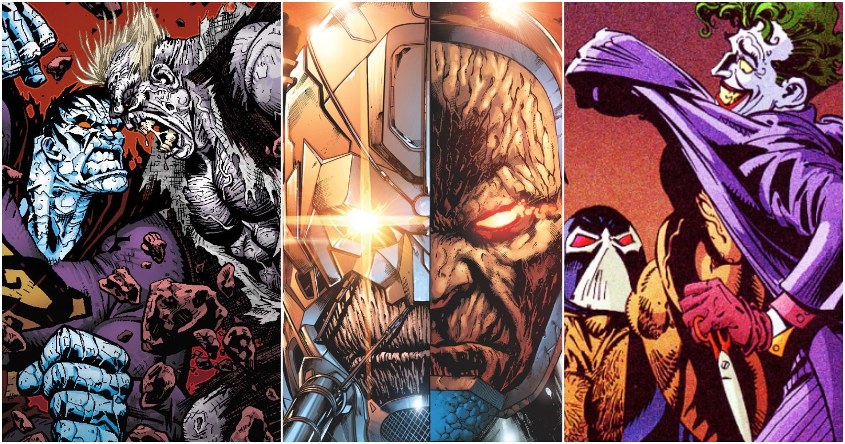 Darkseid contra el Antimonitor y las 9 luchas más crueles de Supervillanos de DC