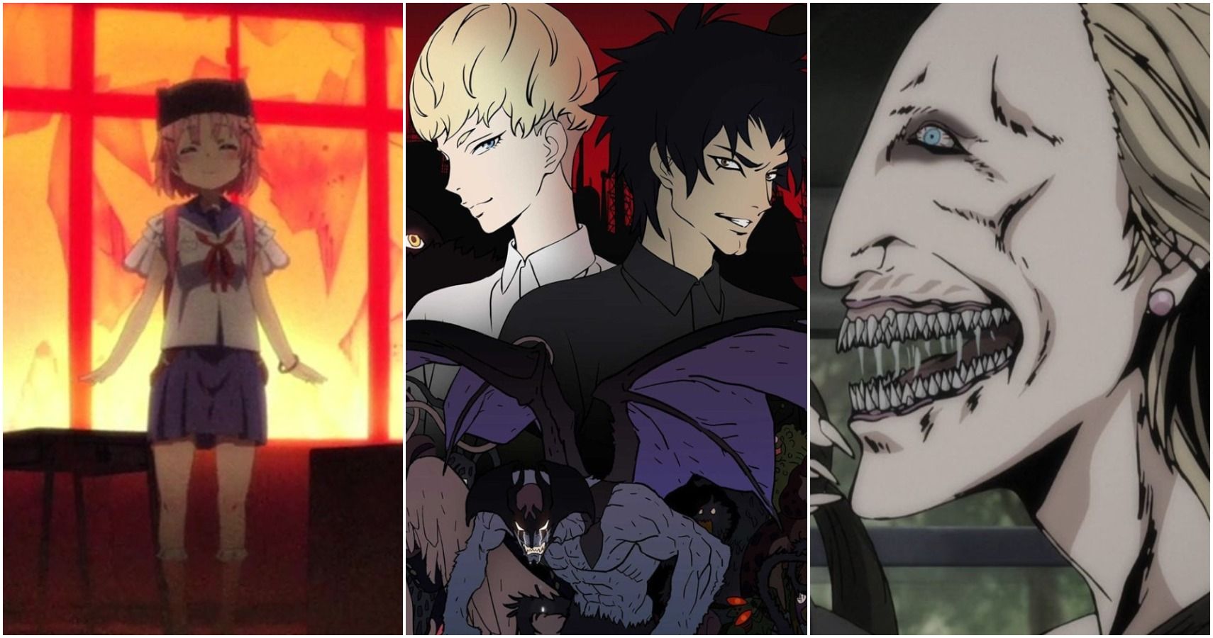 Los mejores animes de terror