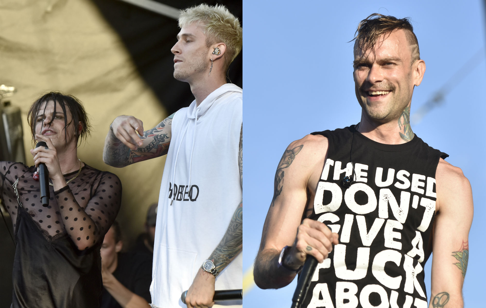 Escuchen a Machine Gun Kelly, Yungblud y Bert McCracken de The Used en