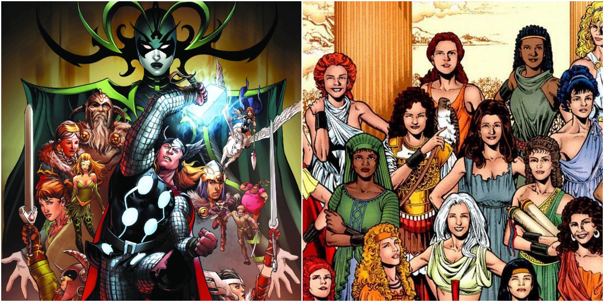 Asgardianos de Marvel vs Amazonas de DC: ¿Quién ganaría?