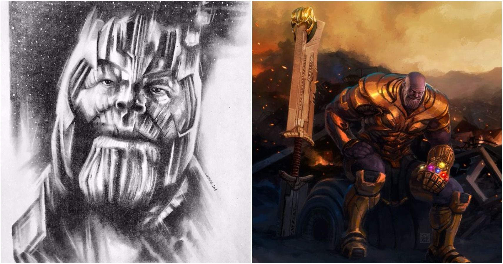 Vengadores Fin de Juego: 10 fotos de fan art de Thanos que son demasiado buenas