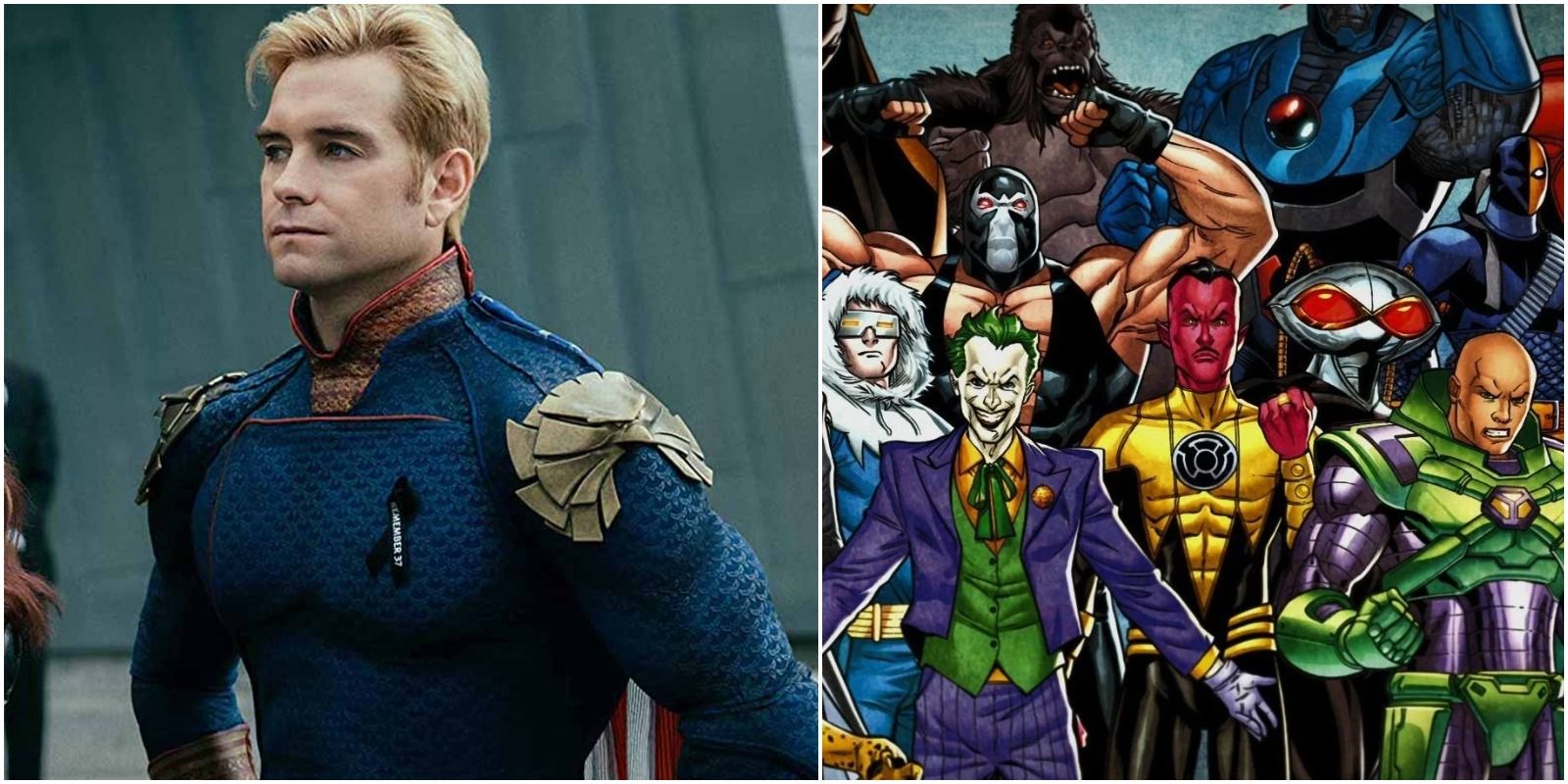 5 villanos de DC Homelander se unirán a (&amp; 5 He'd Hate)