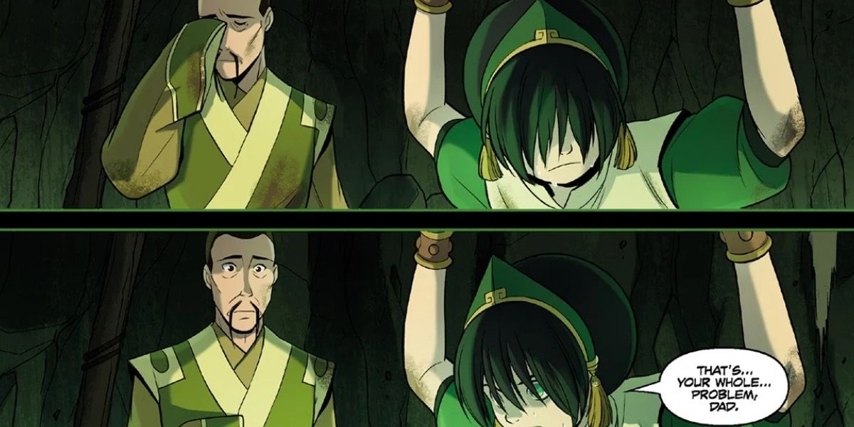 A Toph no le gustan mucho sus padres
