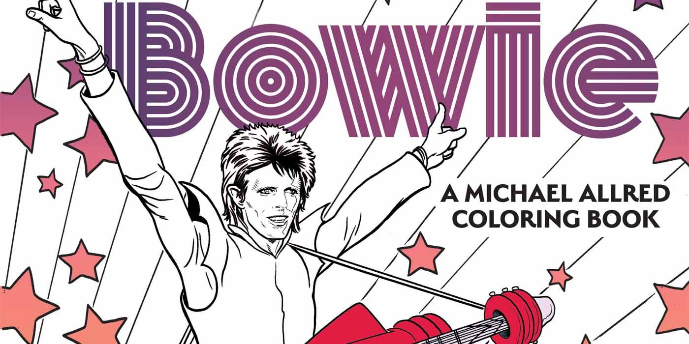 El Bowie de Mike Allred: Stardust, Rayguns &amp; Moonage Daydreamsen versión para colorear