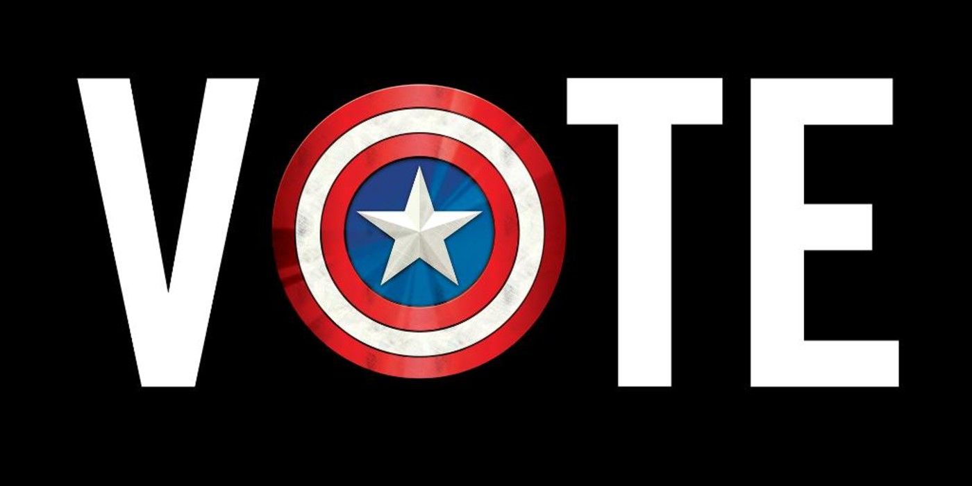 El Capitán América oficialmente insta a los votantes a "hacer oír su voz