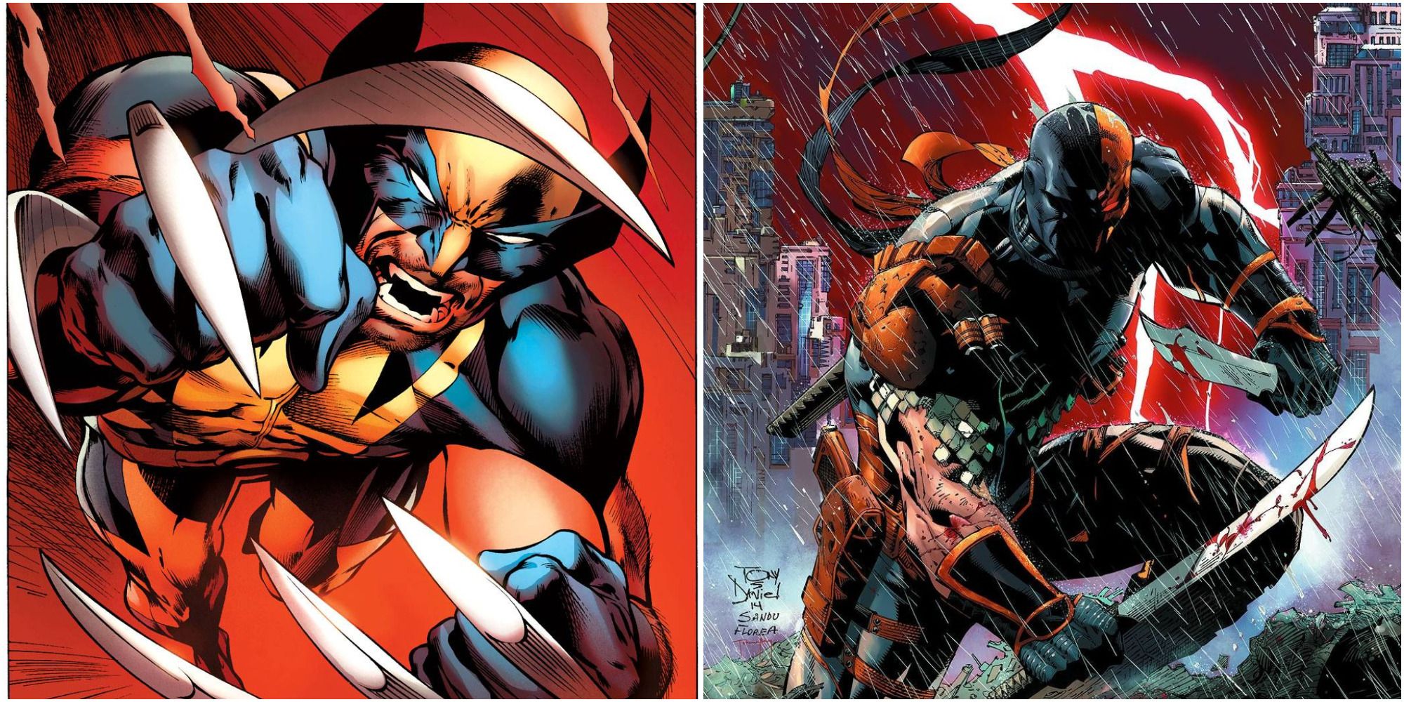 Lobezno contra Deathstroke: ¿Quién ganaría?