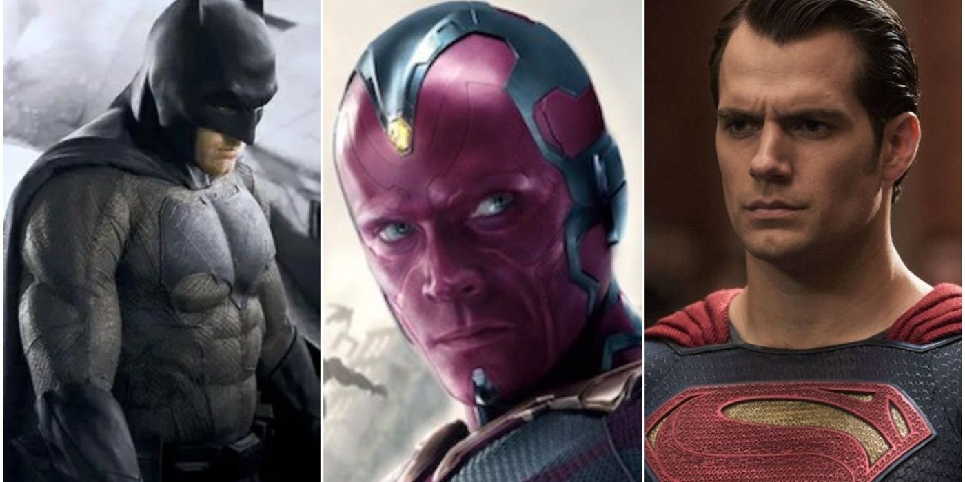 Marvel: 5 personajes DCEU que Visión de MCU puede vencer