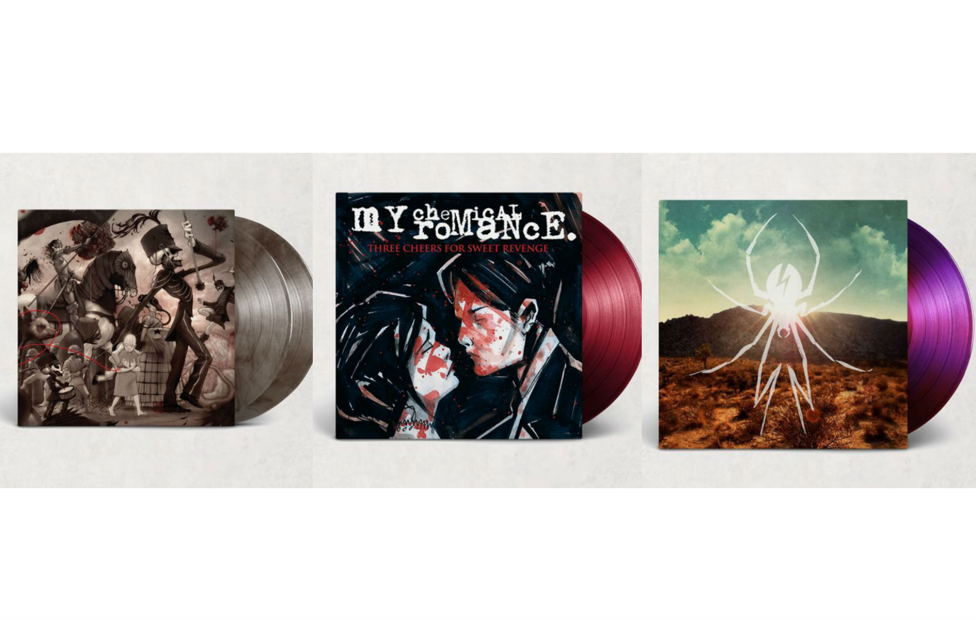 My Chemical Romance lanzará ediciones especiales en vinilo a color de sus últimos tres álbumes