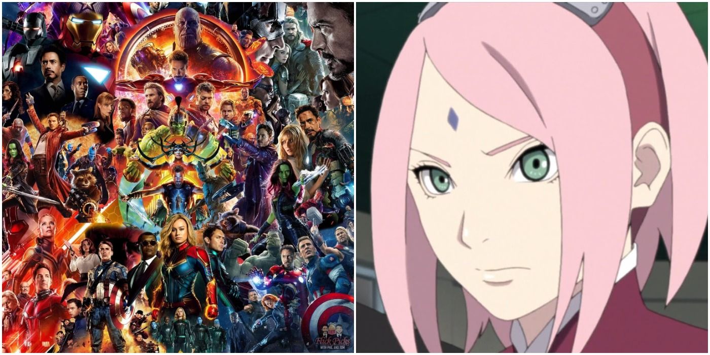 Naruto: 5 superhéroes de la Marvel que la Sakura puede derrotar (y 5 a los que perdería)