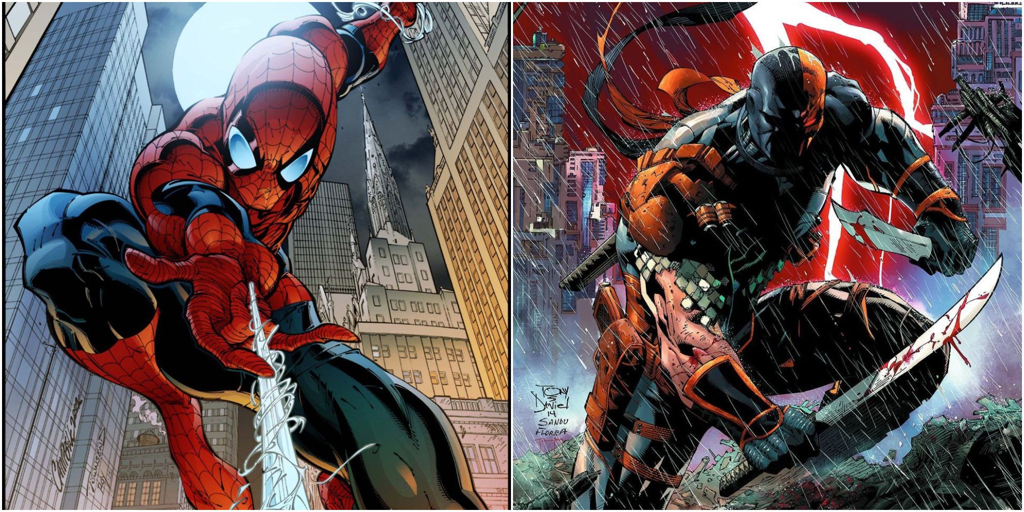 Spiderman contra Deathstroke: ¿Quién ganaría?