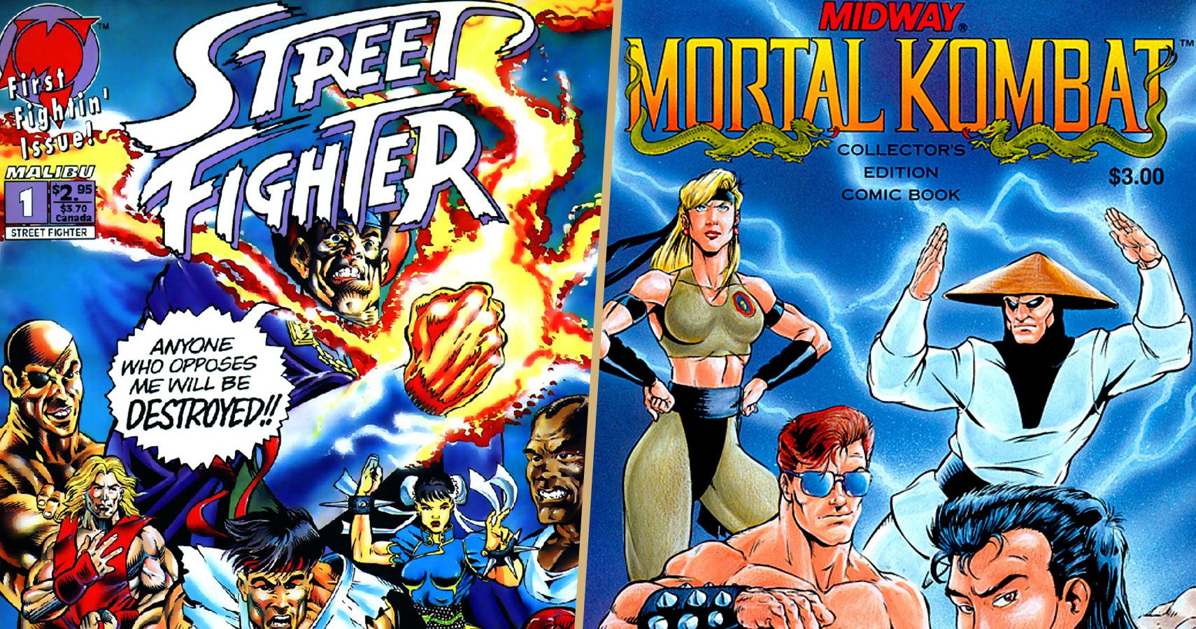 Street Fighter vs. Mortal Kombat: ¿Qué serie de historietas de los 90 es mejor?