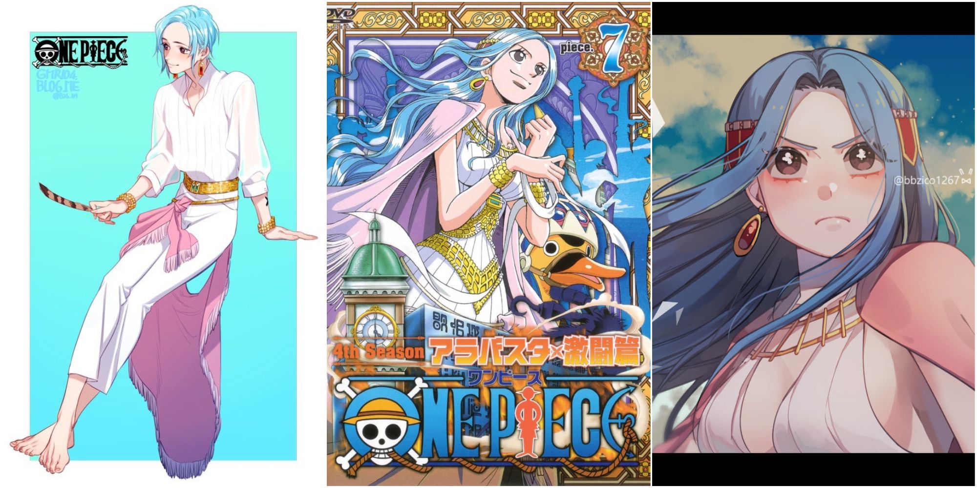 One piece: 10 increíbles piezas de Fan Art de Nefertari Vivi