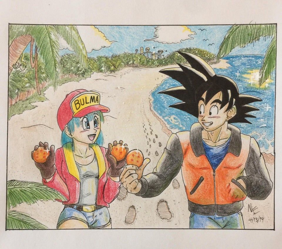 Dragon Ball: 10 cuadros de Fan Art de Goku y Bulma que son totalmente  románticos | Cultture