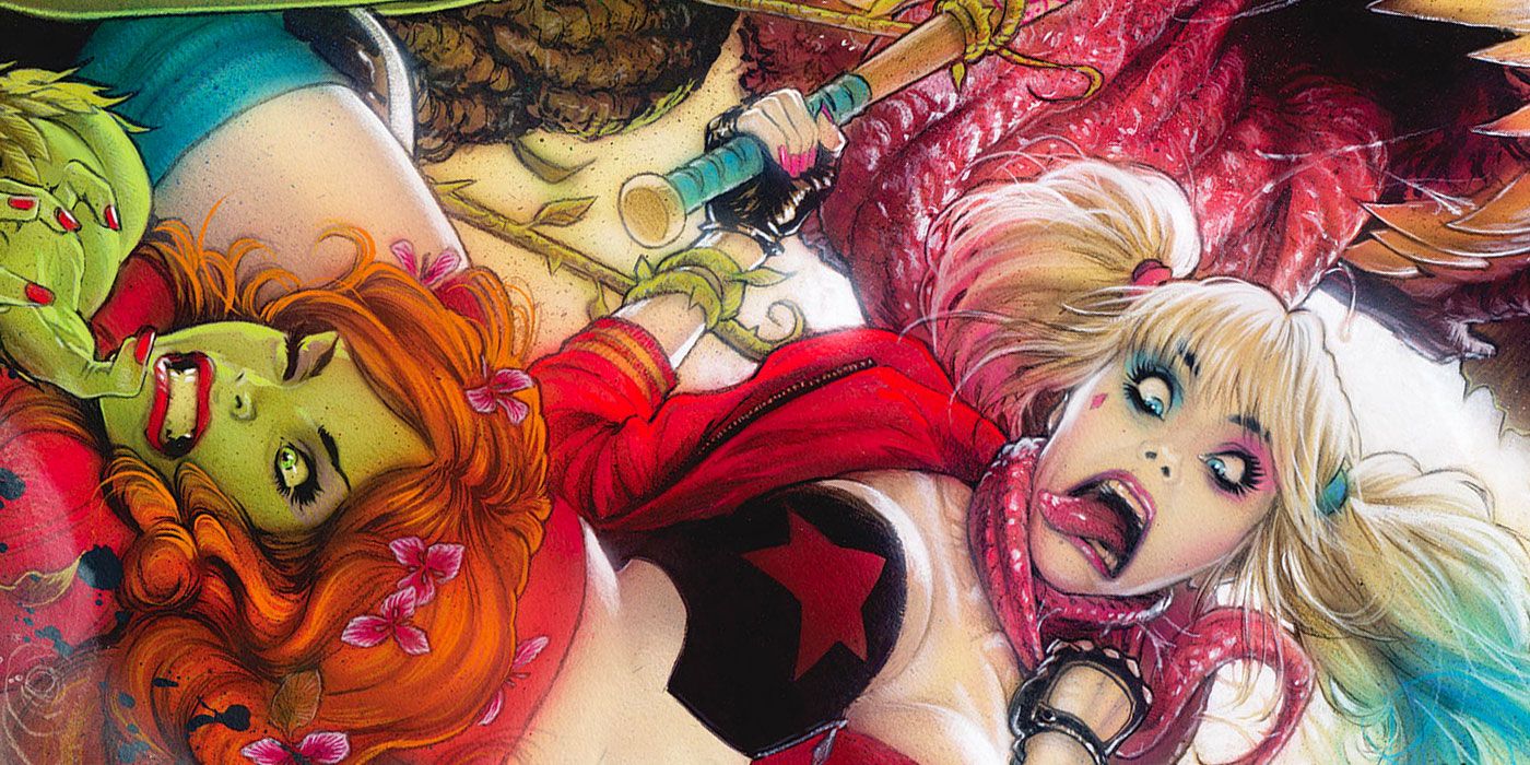 Harley Quinn y Hiedra Venenosa son la portada de la Antología Romántica de DC