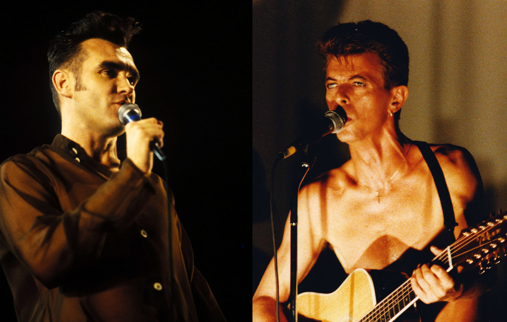 Mira un video remasterizado de Morrissey y David Bowie interpretando "Cosmic Dancer" de T-Rex