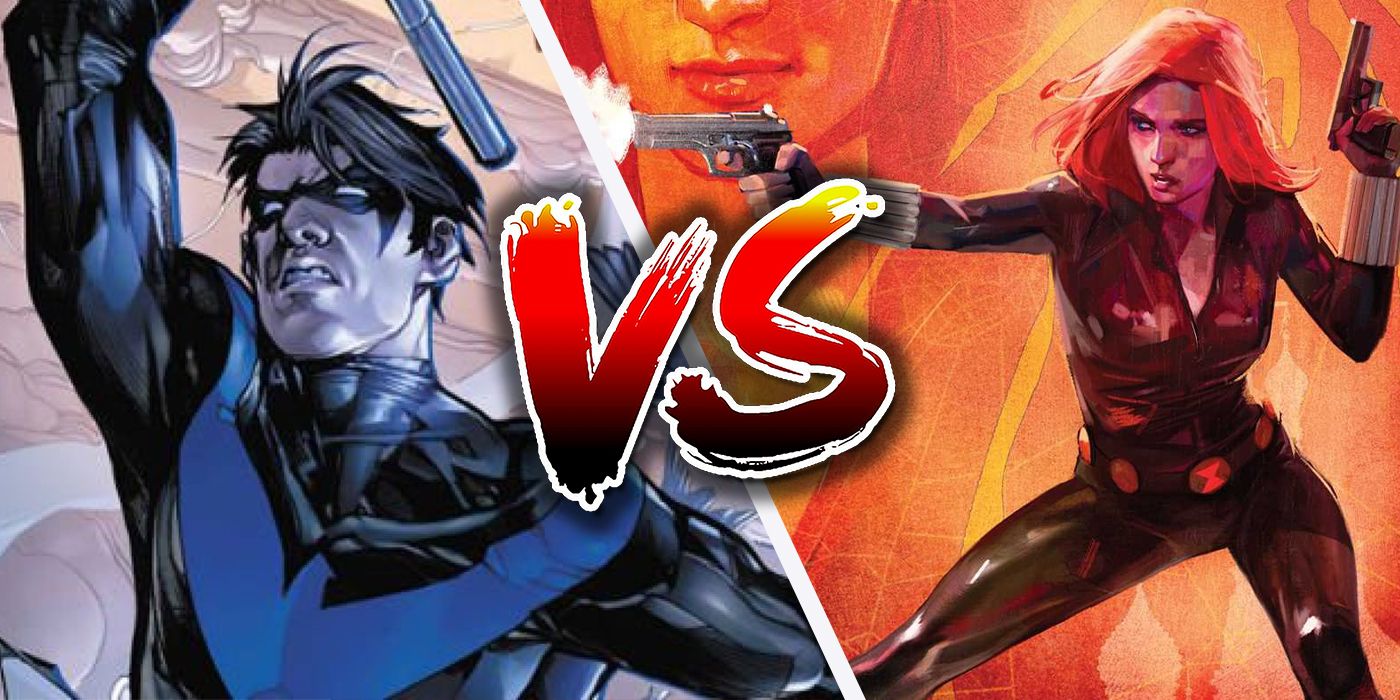Nightwing contra Black Widow: ¿Quién ganaría?