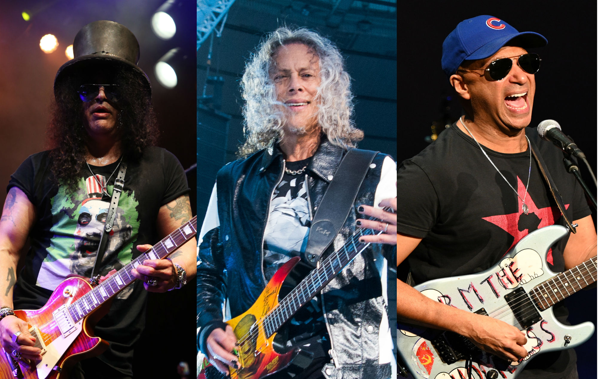 Slash, Kirk Hammett y Tom Morello interpretan el homenaje a Eddie Van Halen en la ceremonia del Salón de la Fama del Rock and Roll del 2020