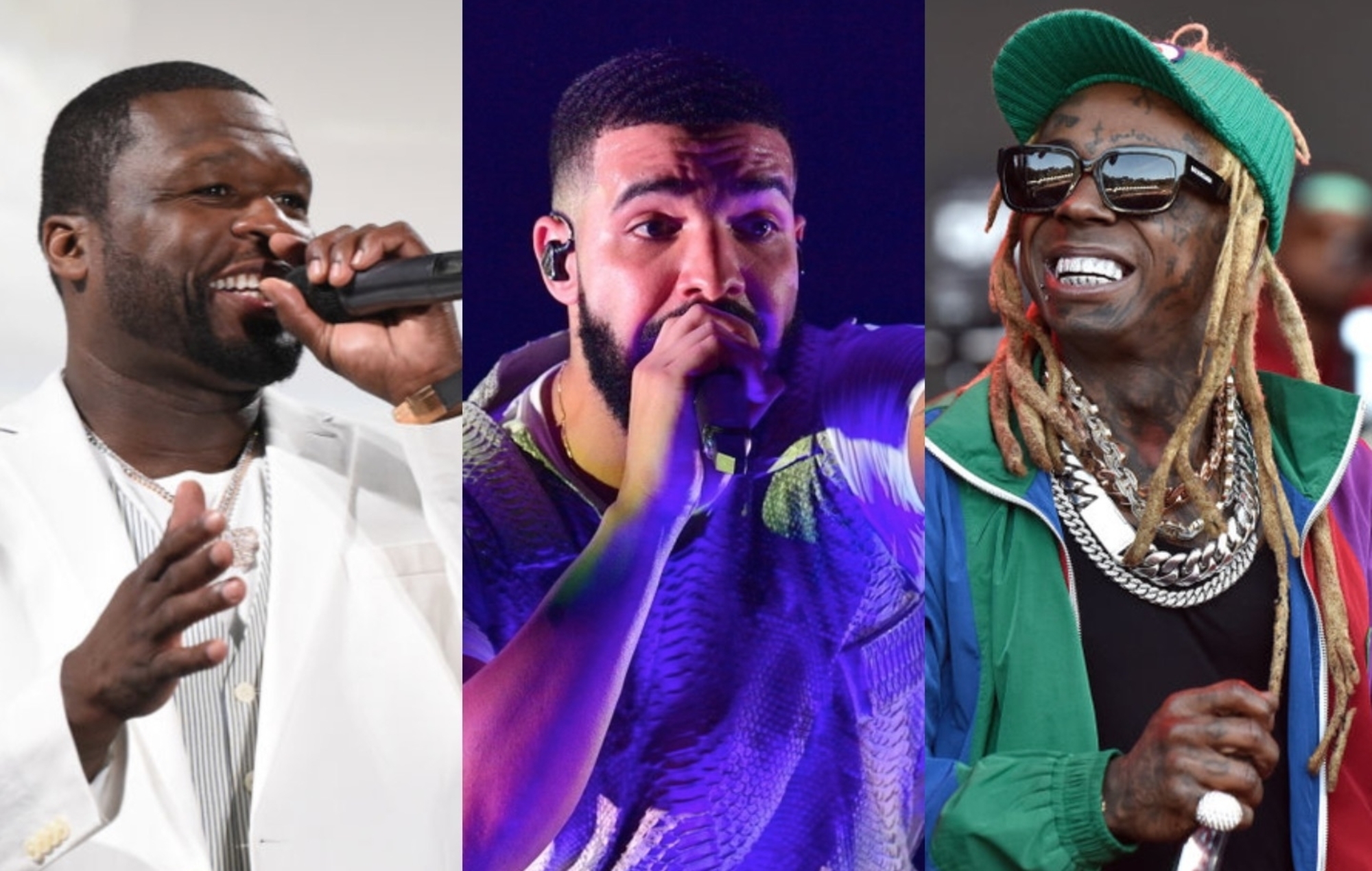 50 Cent propone la batalla de Drake contra Lil Wayne 'VERZUZ'.